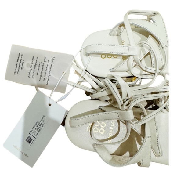 Kooreloo Bare Sandals in ivory NWT - Picture 3 of 6